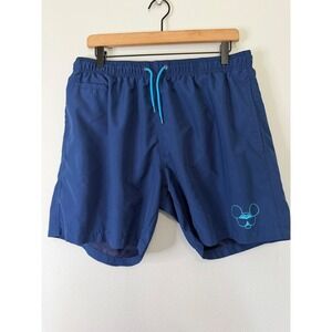 Disney Parks - Men's Mickey Mouse Swim Trucks Navy Blue Lined‎ Size XL
